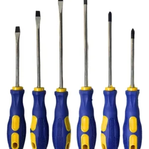 Kit Jogo De Chave De Fenda / Phillips Com 6 Peças Imantadas