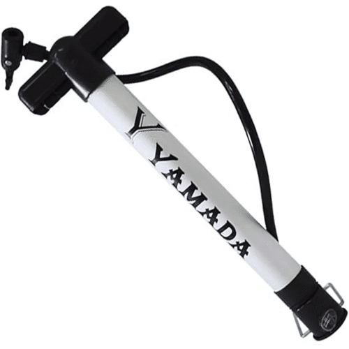 Bomba de Ar Yamada Portátil 30cm 45psi Pneu Moto Carro Bike Boia - Imagem 2