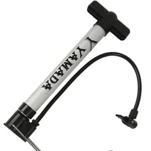 Bomba de Ar Yamada Portátil 30cm 45psi Pneu Moto Carro Bike Boia