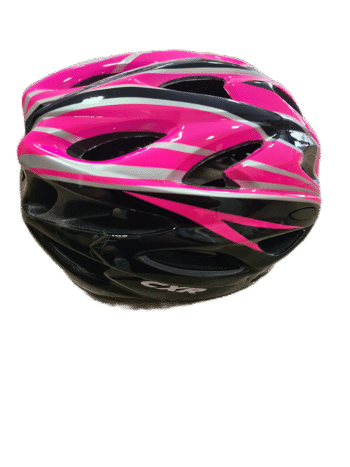 Capacete Ciclismo INMOULD CXR Rosa G c/ Viseira Pisca LED - Imagem 3