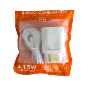 Carregador Iphone H'Maston LR18-2/LIGHTNING 15W - Carregador Rápido