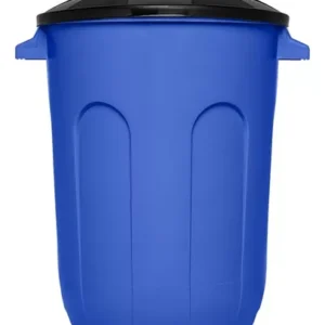Cesto De Lixo JAGUAR Tipo Balde 10 Litros Azul/branco/preto Com Tampa Preta