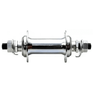 Cubo Dianteiro Wg Sports Esferado Aço Cromado 36 Furos Para Bike