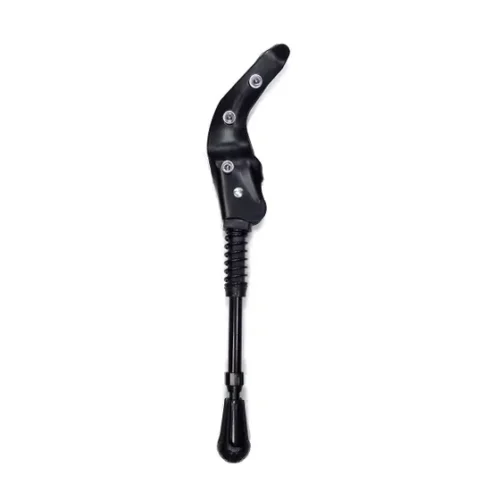 Descanso Pezinho Lateral Regulável WG Sports Aço Bicicleta Universal Preto