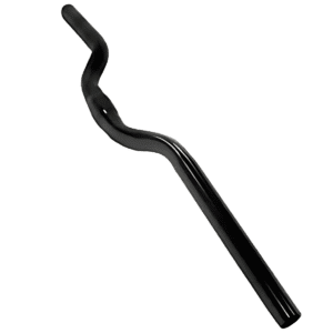 Guidão De Bicicleta Aço Preto WG Bike MTB DH Curvo 580mm X 22.2mm