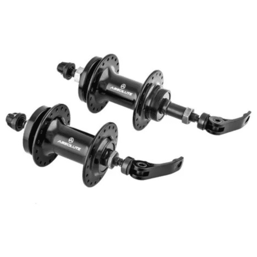 Par Cubo Absolute Nero Bike Disco 36f Rosca C/ Rolamento Mtb Blocagem Inclusa