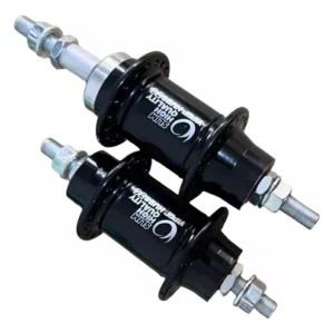 Par De Cubos Bicicleta Bike Viper Alumínio C/ Rolamento 36 furos Cores Cor Preto