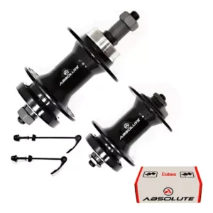 Par De Cubos de Esfera Bike ABSOLUTE Disco Rosca 6 A 8v Blocagem 36 Furos