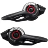 Par Passador Alavanca Câmbio Shimano Tourney TZ500 3x7V c/ Cabos - Imagem 2