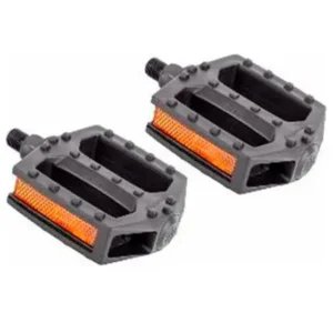 Par Pedal Metalciclo de Nylon Plataforma Freestyle PP 9/16 s/esf Inglês Para Pedivela