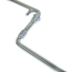 Pedivela Monobloco Zê METALCICLO Bike Aro-26 165mm Aço Cromado