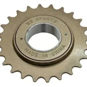 Catraca Roda Livre 24 Dentes WG SPORTS Dourada Com Rosca Sem Marcha