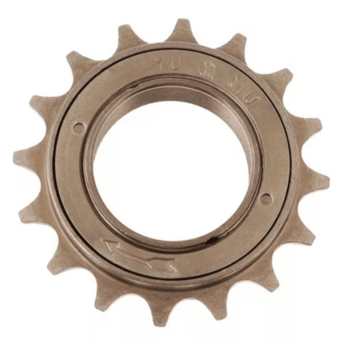 Catraca Roda Livre MAX Dourada Para Bike Bicicleta S/ Marcha 16D Roda Dentada - Imagem 2
