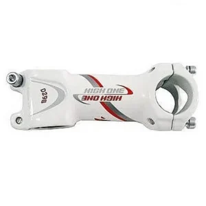 Suporte Mesa de Guidão MTB HIGH ONE BRANCO-VERMELHO 31.8 90MM