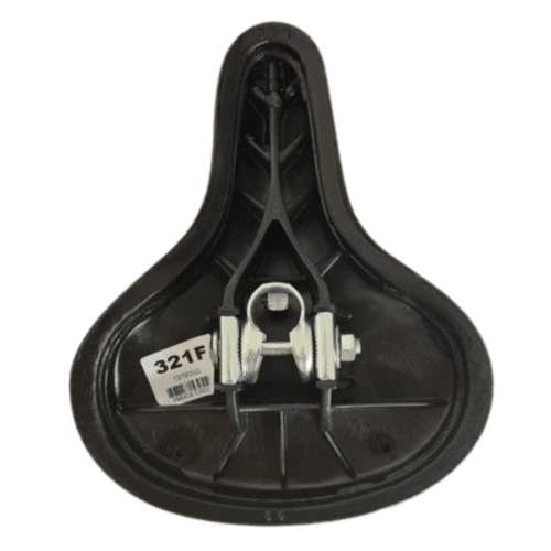 Selim Preto Bike MTB KALF 321F Com Carrinho - Imagem 3