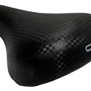 Selim para Bike Preto CAIRU-502PU-Com Carrinho-Sem Mola