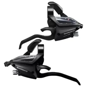 Par Alavanca Câmbio/Freio Shimano ST-EF500 Ez Fire Plus 3x8V Preto