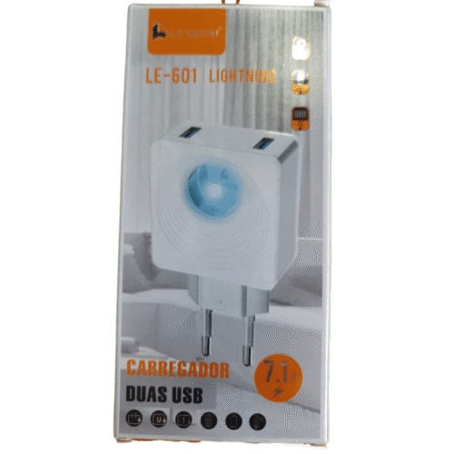 Carregador Iphone LEXBOM LE-601/LIGHTNING 7.1A Carregamento Rápido - Imagem 2