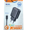 Carregador Tipo C TURBO CAR-3512/TIPOC 5.8A - Imagem 2