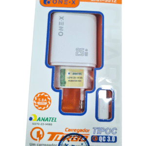 Carregador Tipo C TURBO CAR-3512/TIPOC 5.8A