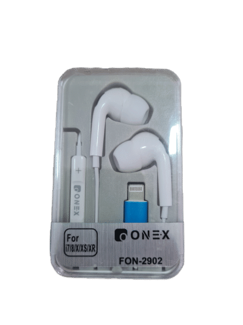 Fone com fio para Iphone ONE X FON-2902 conexão LIGHTNING