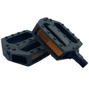 Par Pedal Nylon METALCICLO Freestyle 1/2 Sueco Rosca Fina Preto