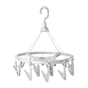 Varal Multiuso 8 Prendedores Tamanho 1 Roupas Delicadas LigBrin Branco