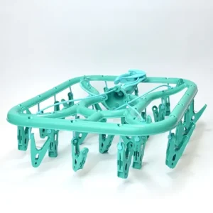 Varal Multiuso Tamanho 5 Com 24 Prendedores Roupas Delicadas Azul Lig Brin