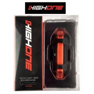 Farol Bicicleta Traseiro HIGH ONE VISTA LIGHT Recarregável USB LED Segurança
