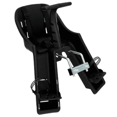 Cadeirinha Bicicleta Infantil Dianteira Kalf Baby Bike Kf 400 Preta 15kg