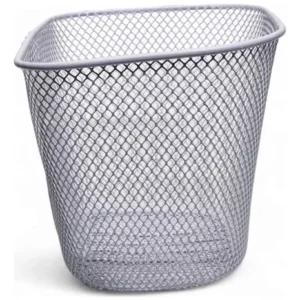 Cesta Bicicleta Aro 16 Arame Branca C/Suporte WG SPORTS Dianteira